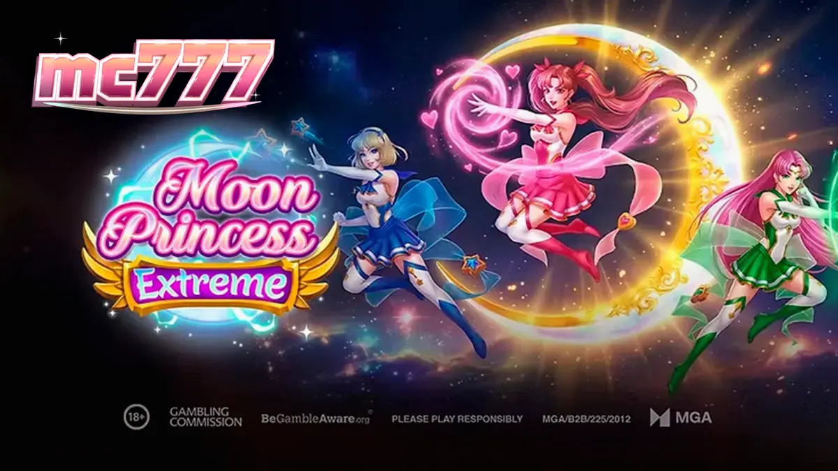 Tampilan visual karakter dan grid permainan Moon Princess Extreme
